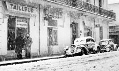 SIDI BEL ABBES 1954 SOUS LA NEIGE  (1)